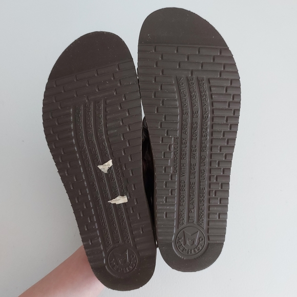 NWT Mephisto Women's Crystals Brown Leather Sandals - EU38 - Picture 8 of 12